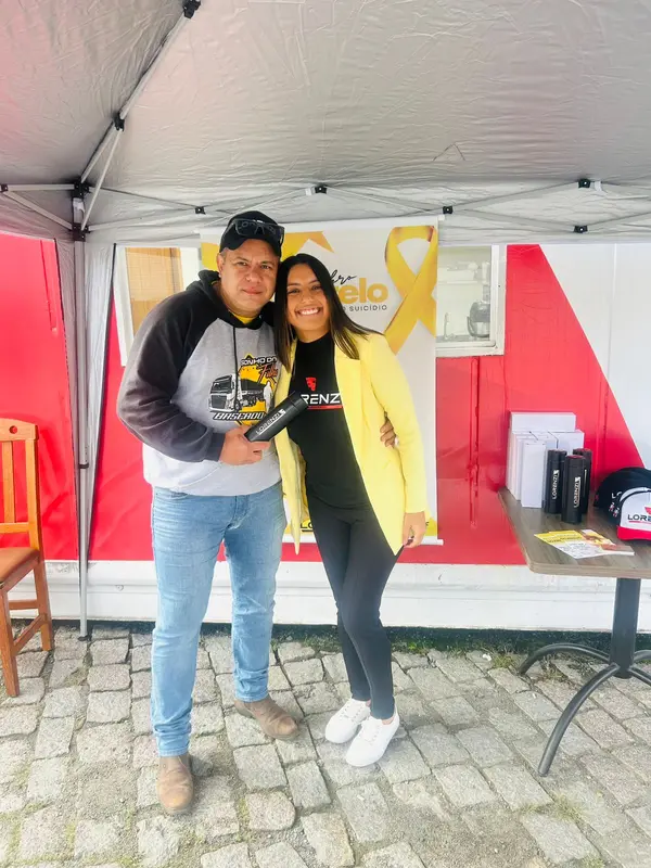 Ação do Setembro Amarelo da Transporte Lorenzi voltada aos motoristas.
